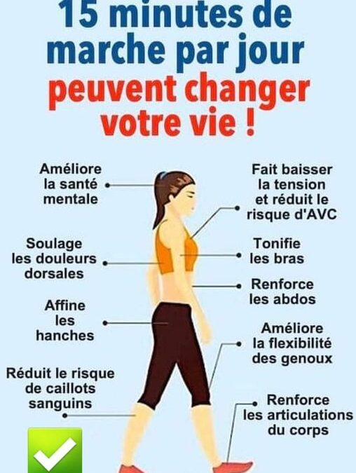 Les bienfaits de la marche